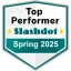slashdot top performer spring 2025 award image