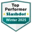 slashdot top performer winter 2025 award image
