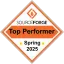 source forge top performer spring 2025 award image